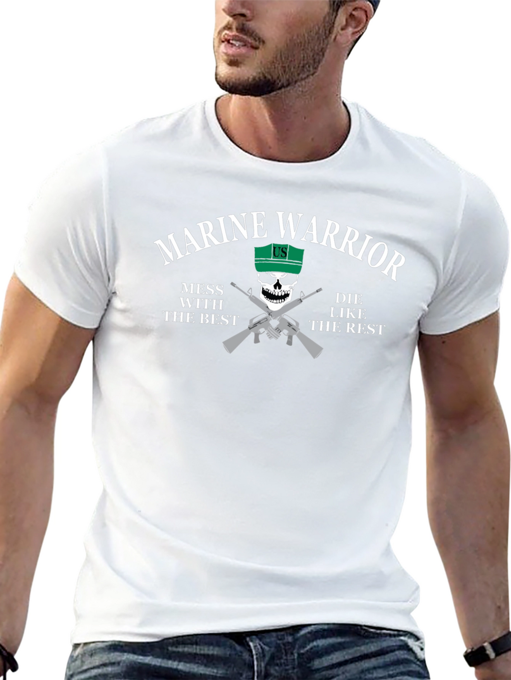 Marine Warrior Graphic T-Shirt
