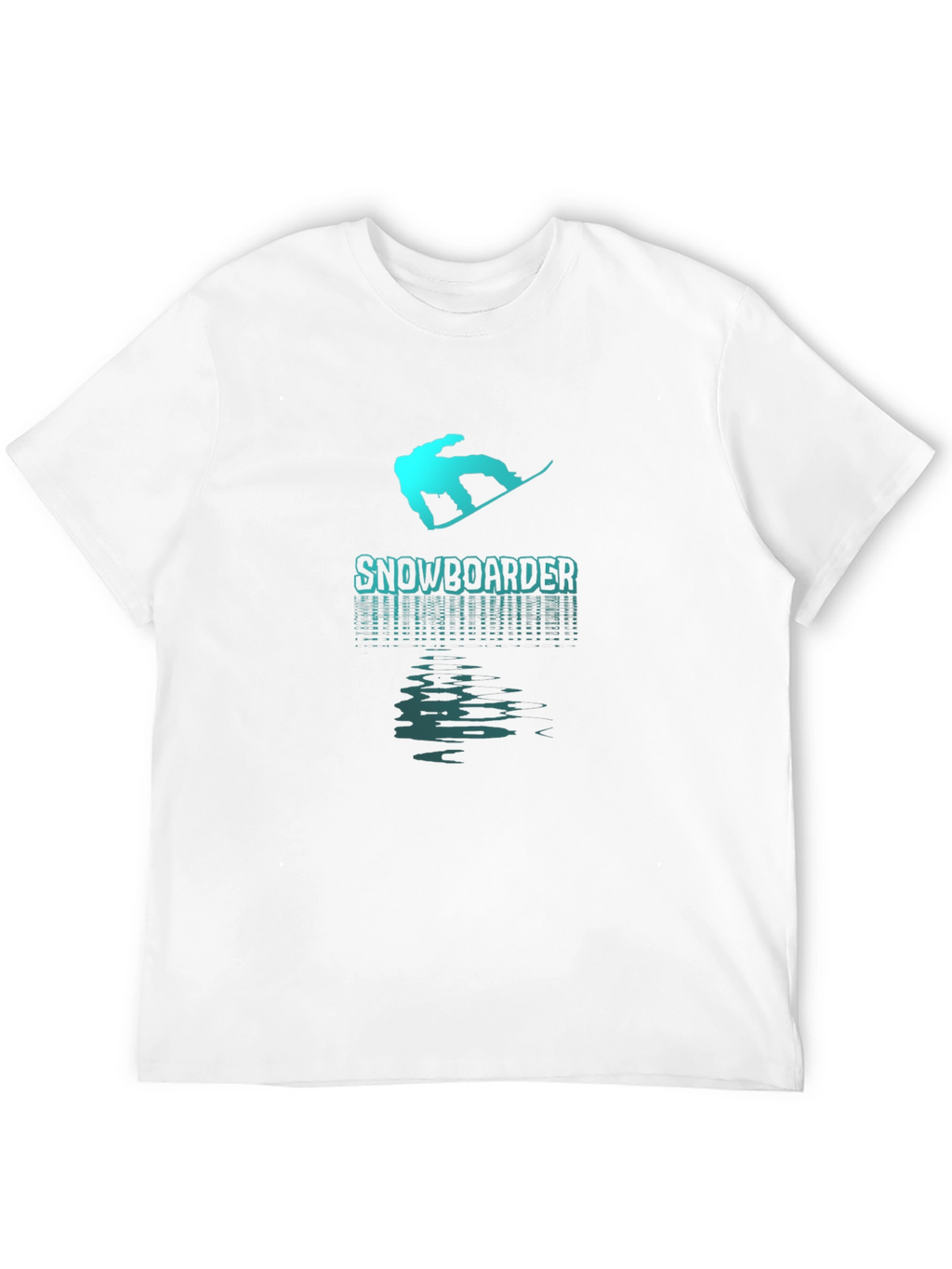 Snowboarder Graphic T-Shirt - Black