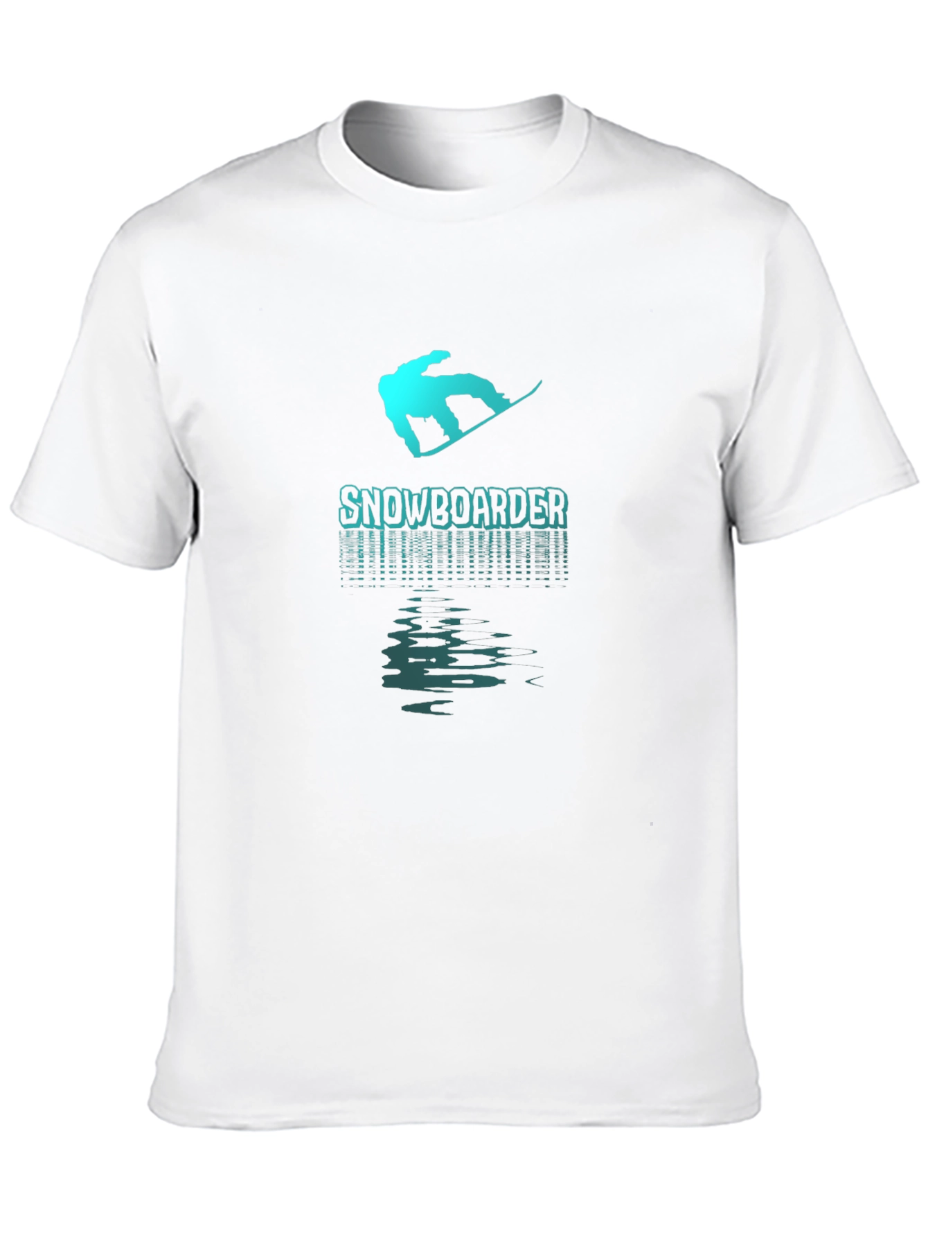 Snowboarder Graphic T-Shirt - Black