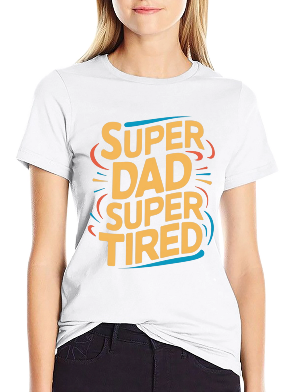Super Dad Super Tired Graphic T-Shirt
