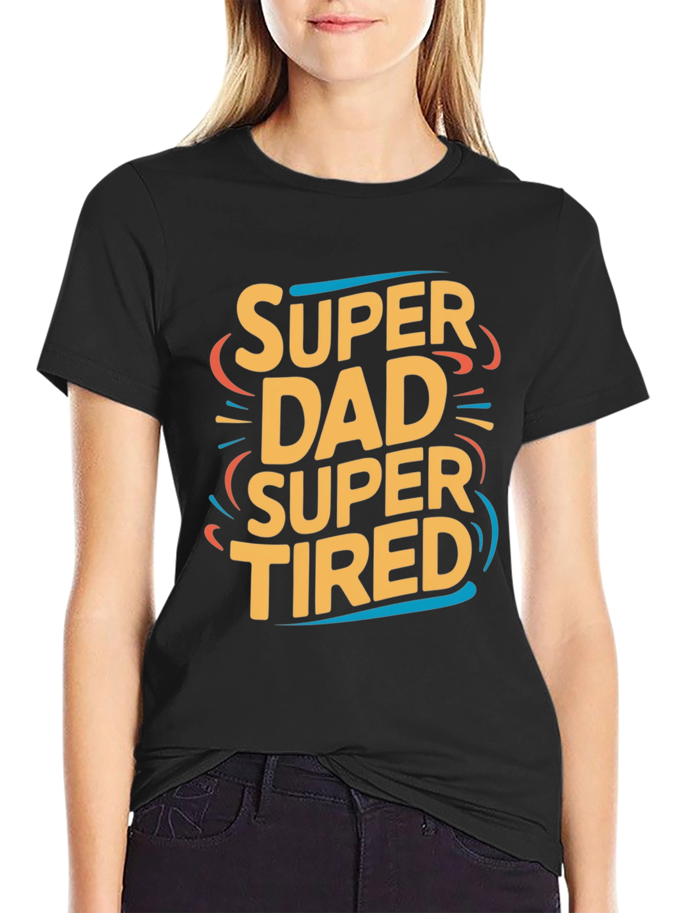 Super Dad Super Tired Graphic T-Shirt