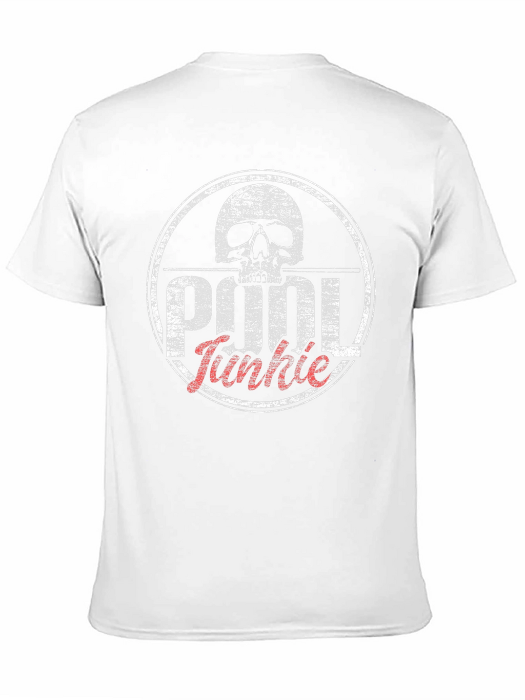 Pool Junkie Skull T-Shirt - Black Graphic Tee