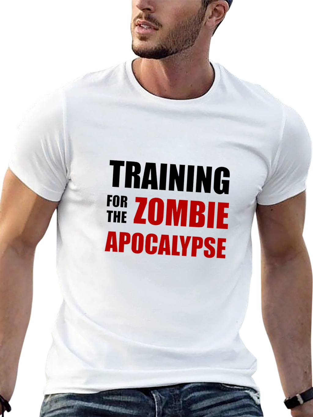 Zombie Apocalypse Training Black T-Shirt