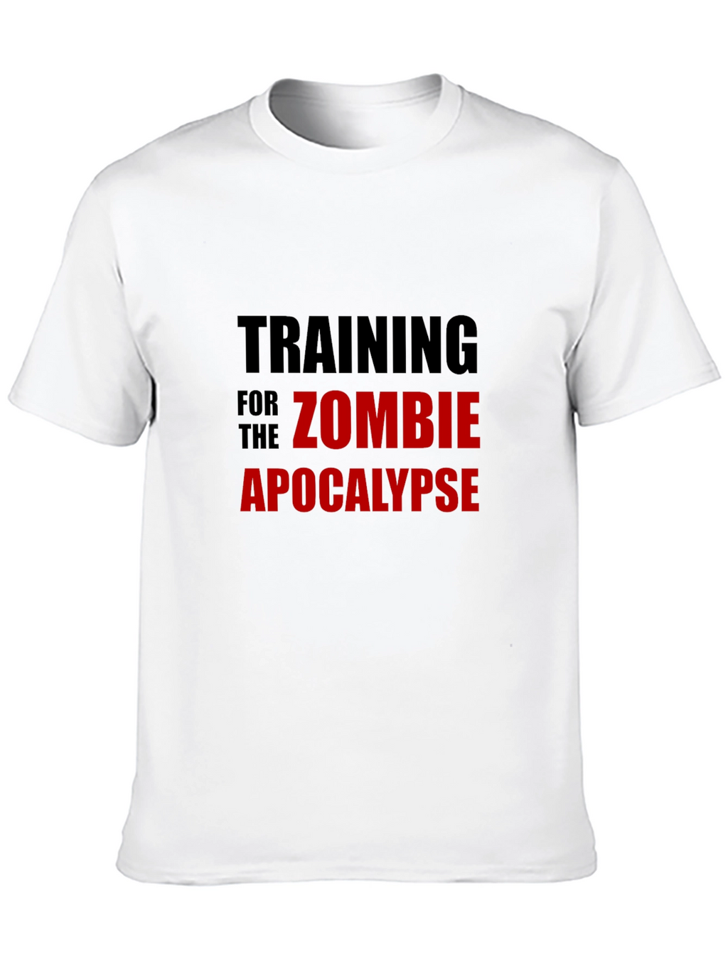Zombie Apocalypse Training Black T-Shirt