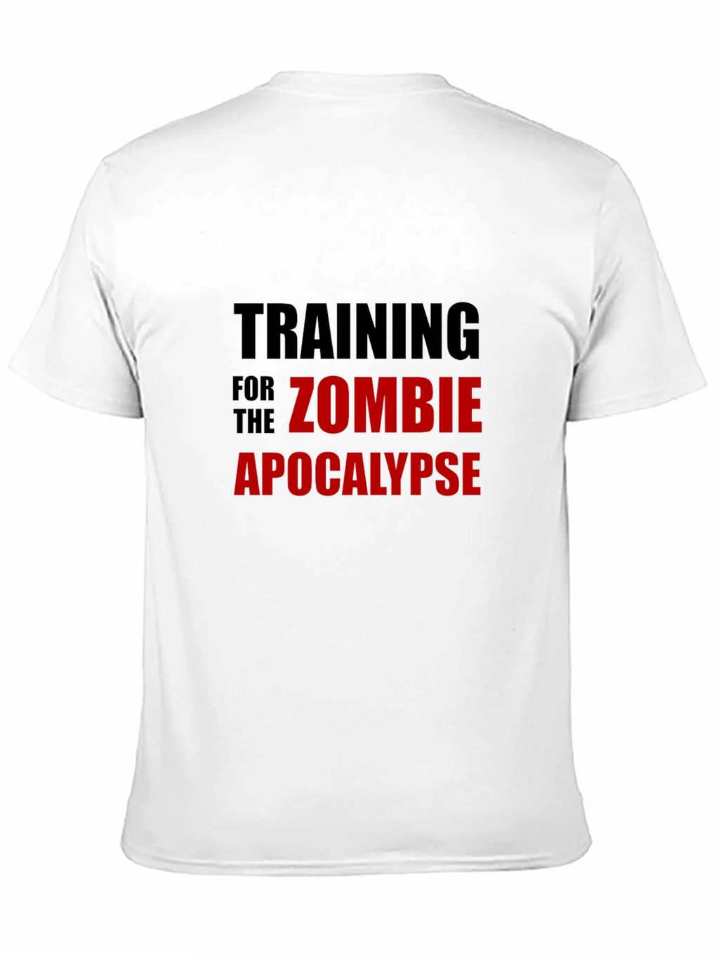 Zombie Apocalypse Training Black T-Shirt
