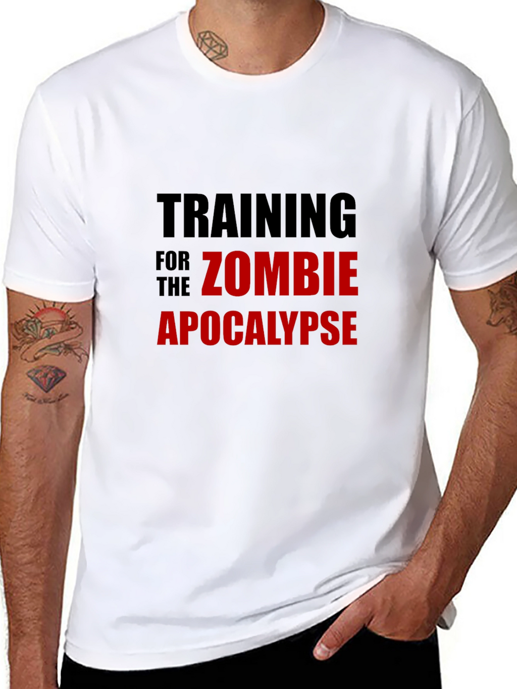 Zombie Apocalypse Training Black T-Shirt