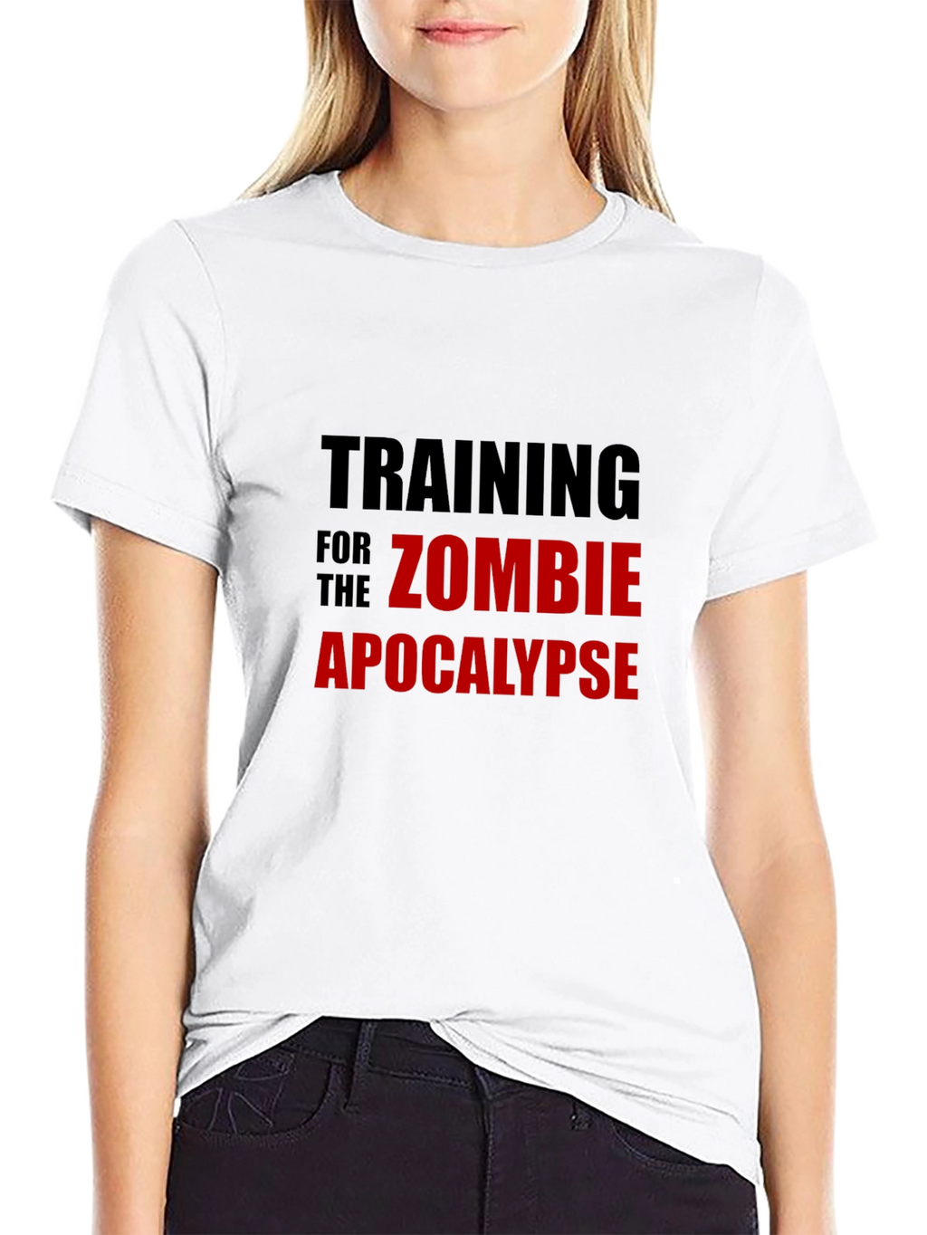 Zombie Apocalypse Training Black T-Shirt