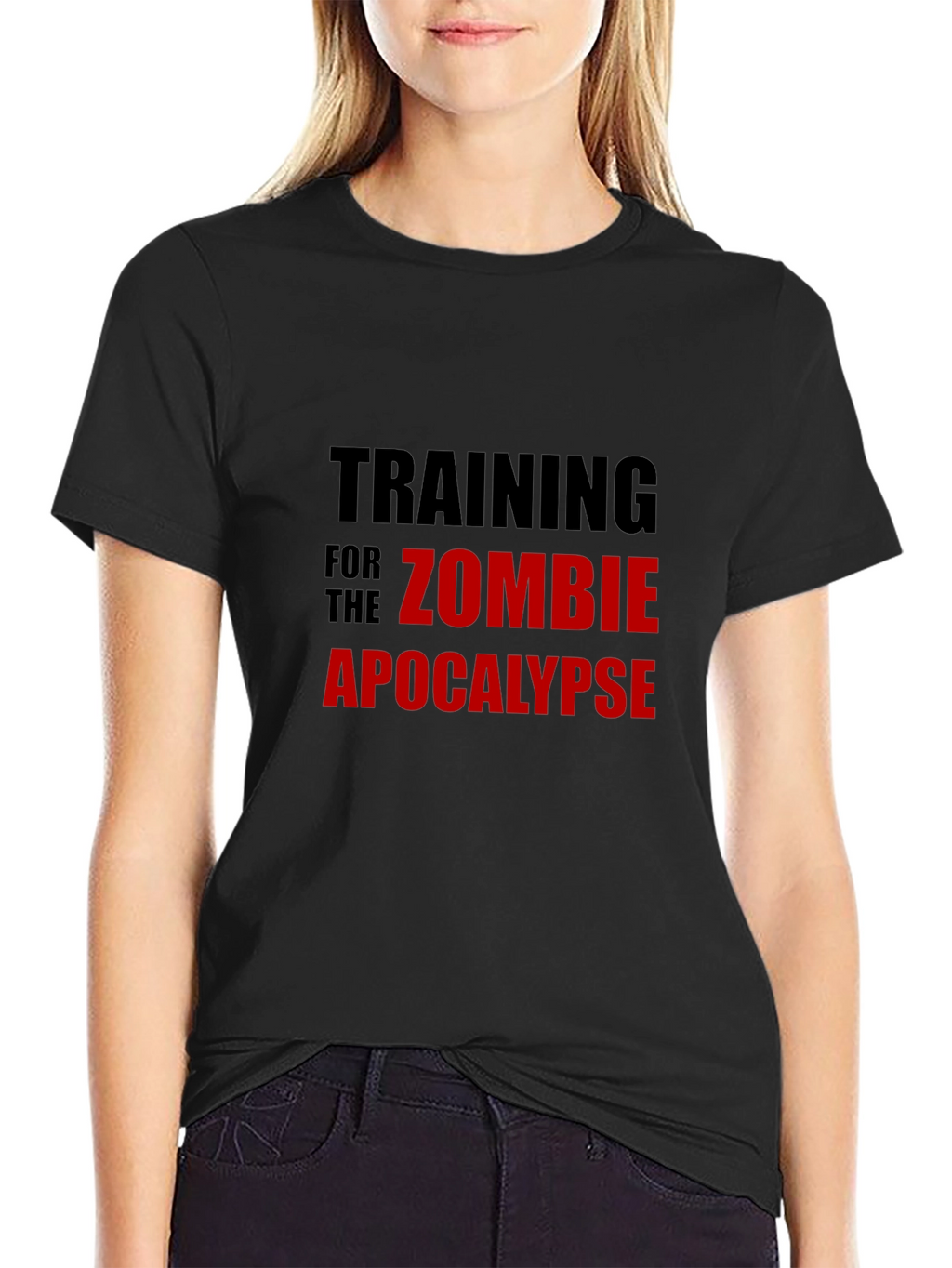 Zombie Apocalypse Training Black T-Shirt