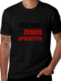 Zombie Apocalypse Training Black T-Shirt
