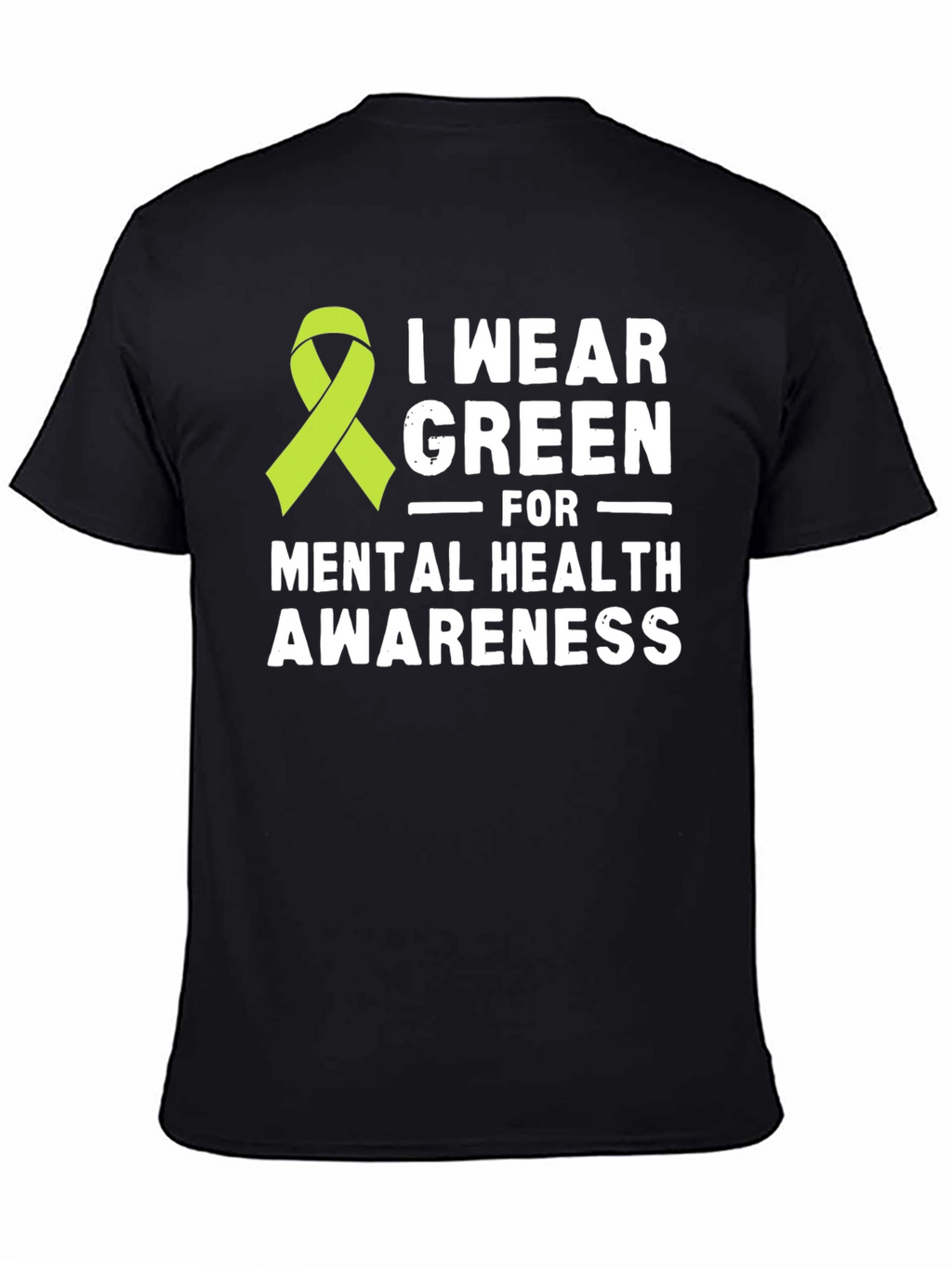 Mental Health Awareness Green Ribbon T-Shirt