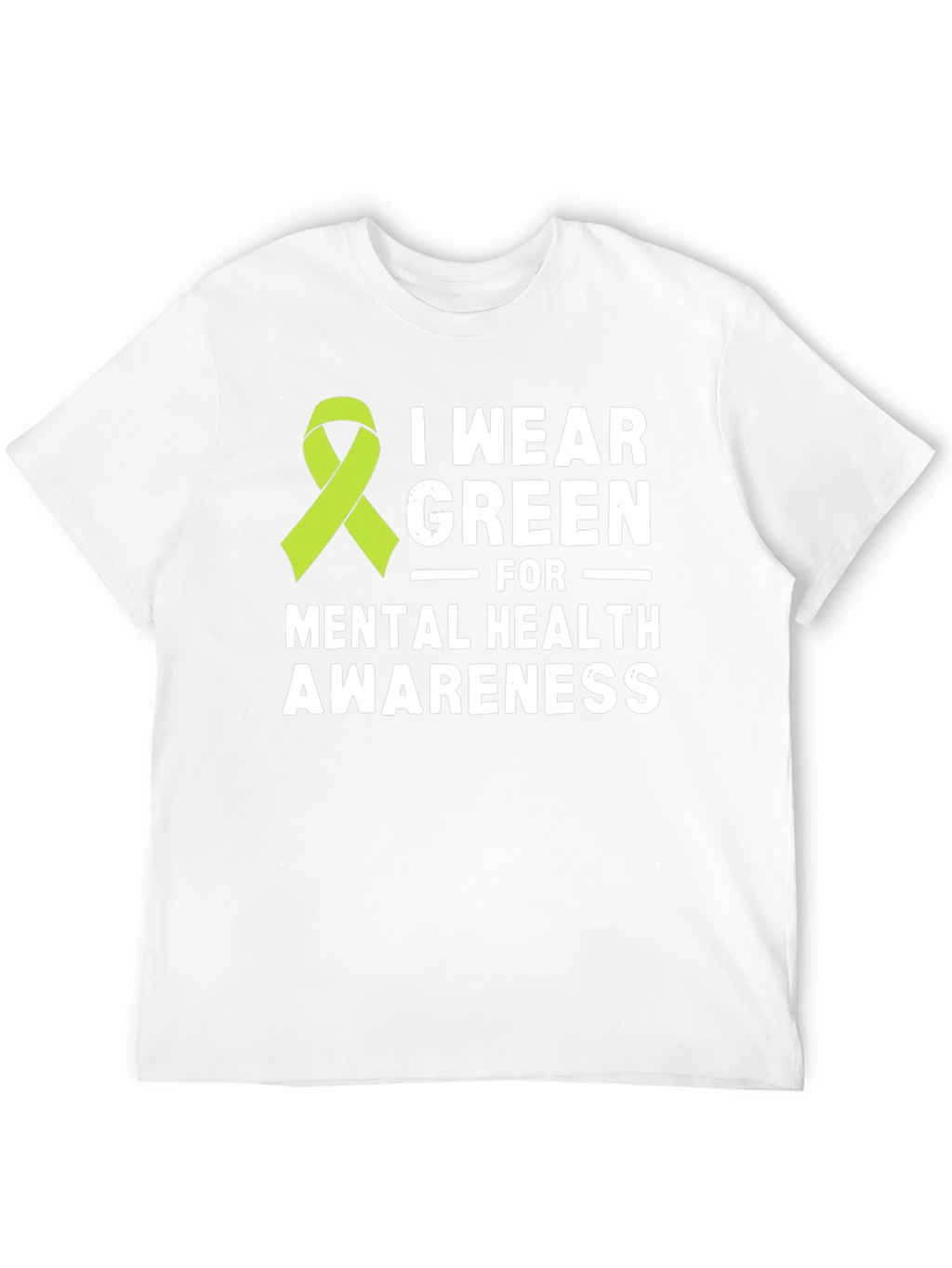 Mental Health Awareness Green Ribbon T-Shirt