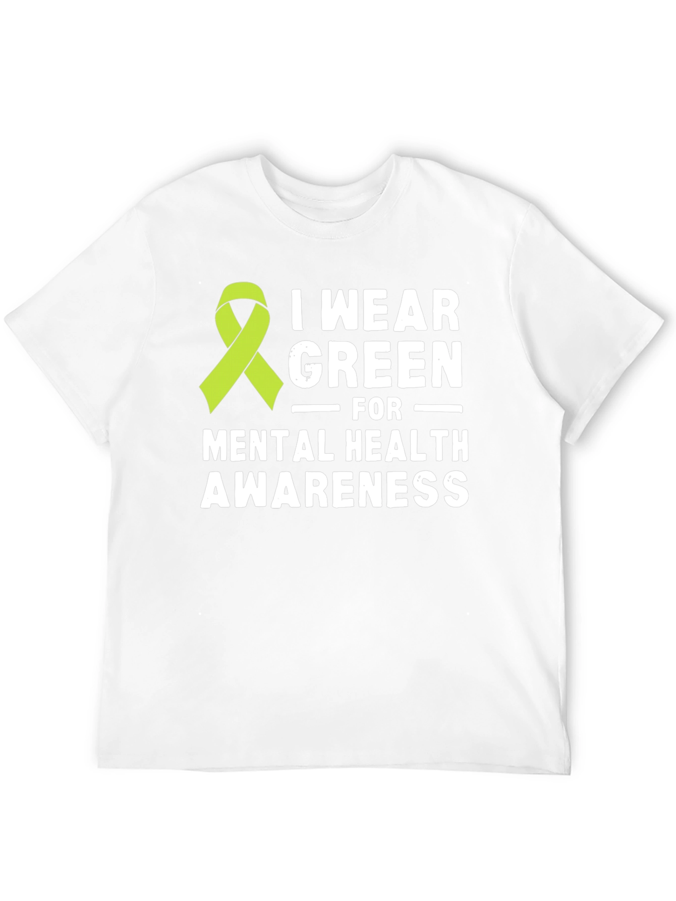 Mental Health Awareness Green Ribbon T-Shirt