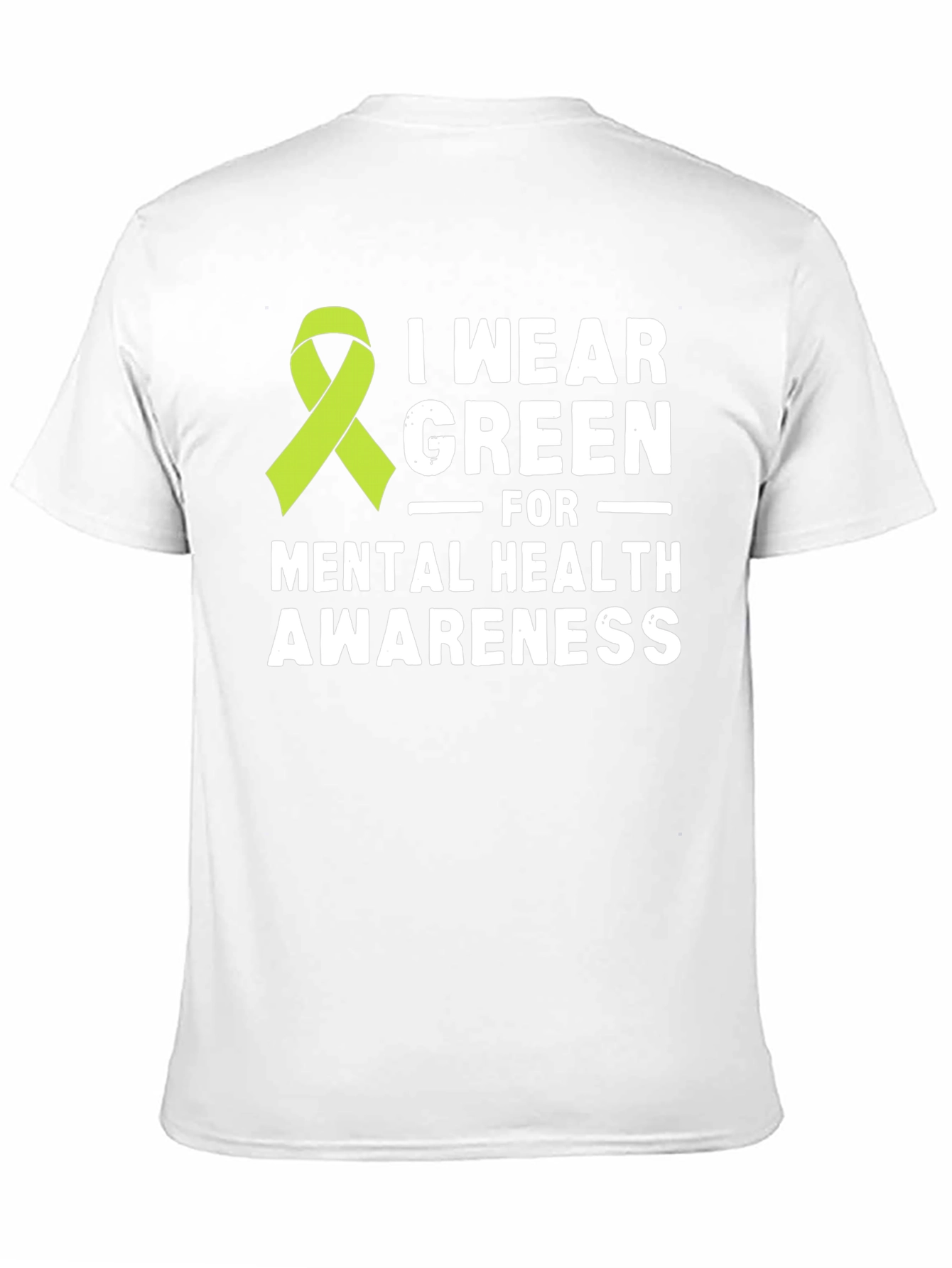 Mental Health Awareness Green Ribbon T-Shirt