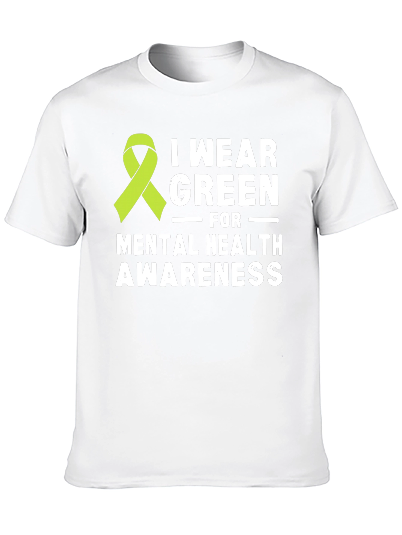 Mental Health Awareness Green Ribbon T-Shirt