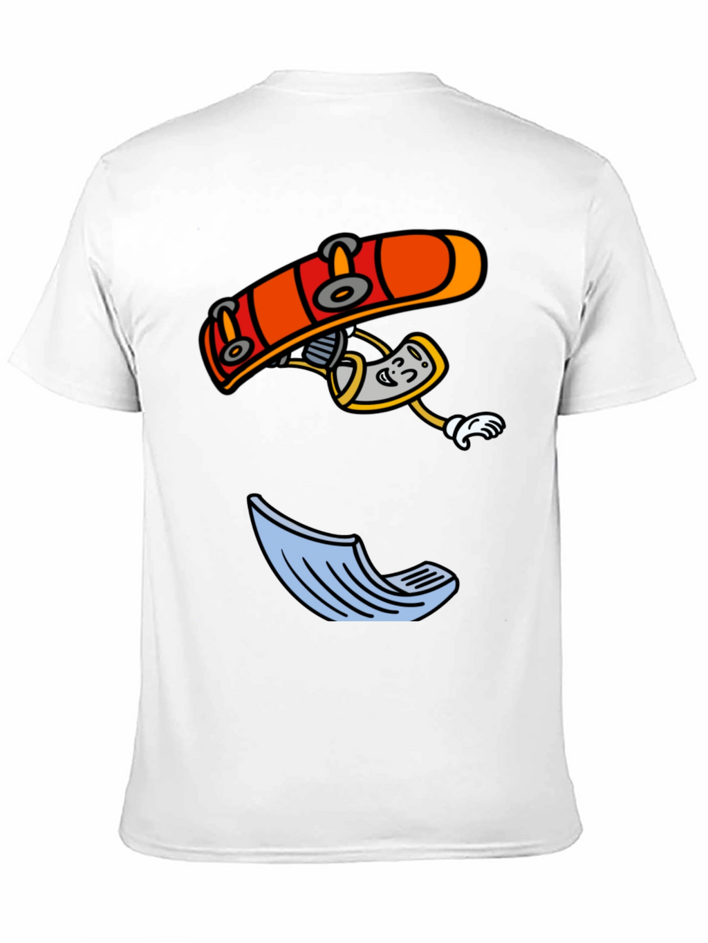 Skateboarding Cartoon T-Shirt