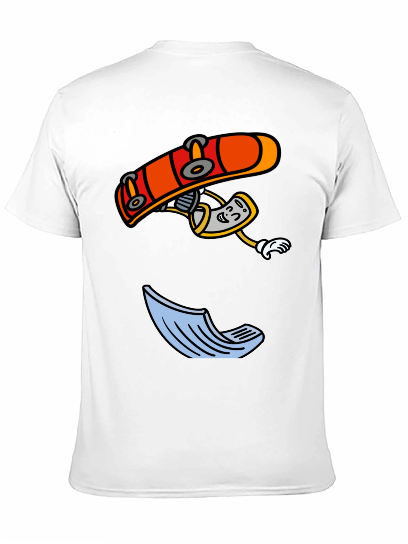 Skateboarding Cartoon T-Shirt
