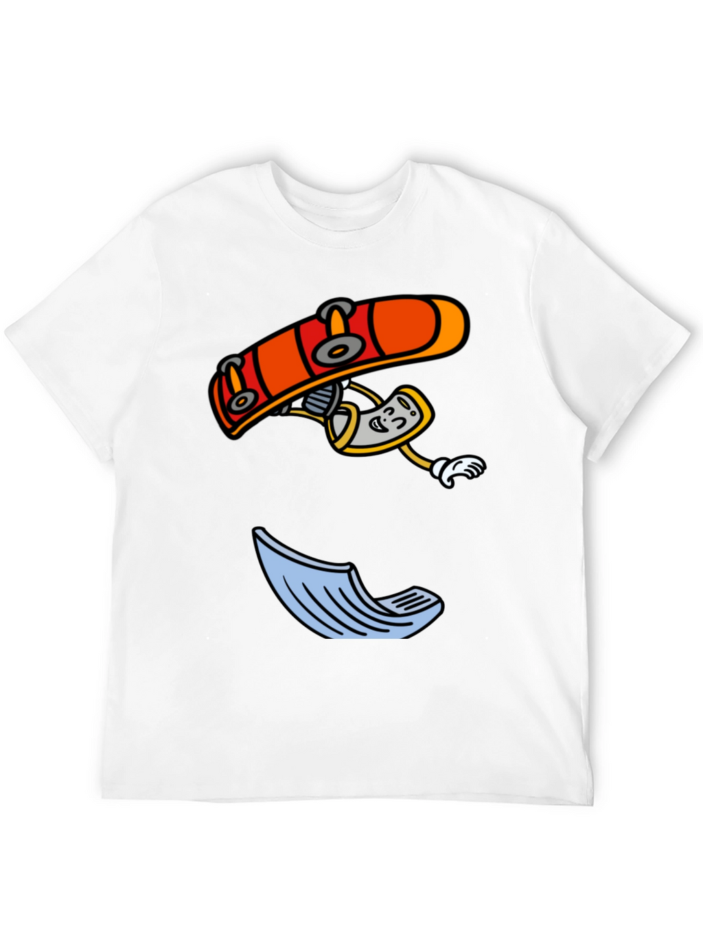 Skateboarding Cartoon T-Shirt