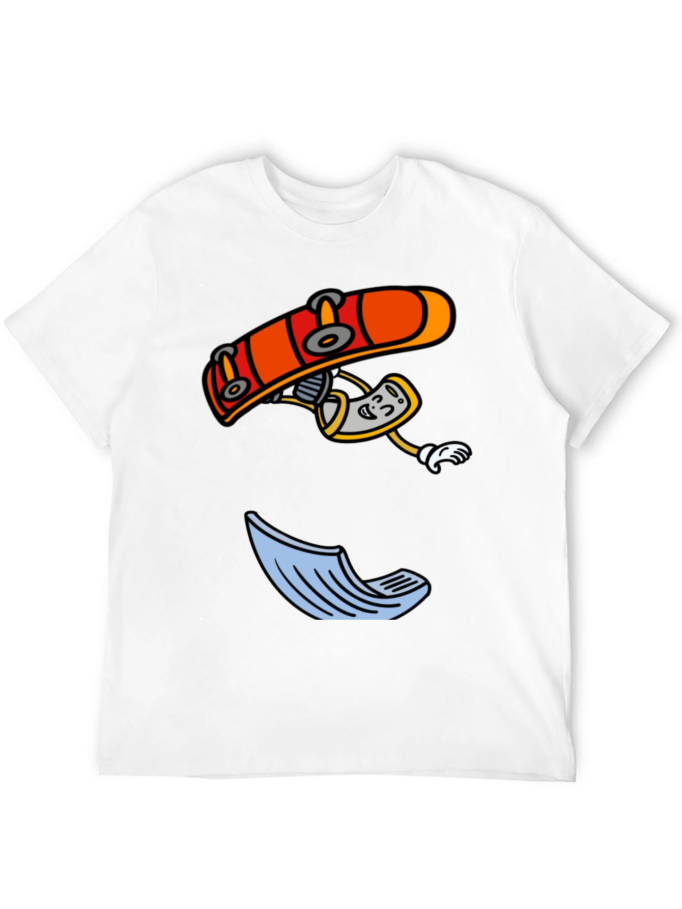 Skateboarding Cartoon T-Shirt
