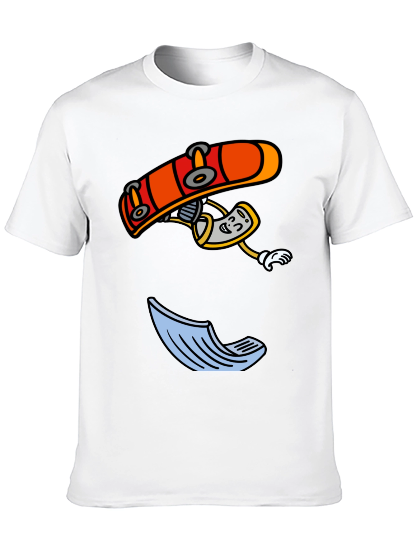 Skateboarding Cartoon T-Shirt