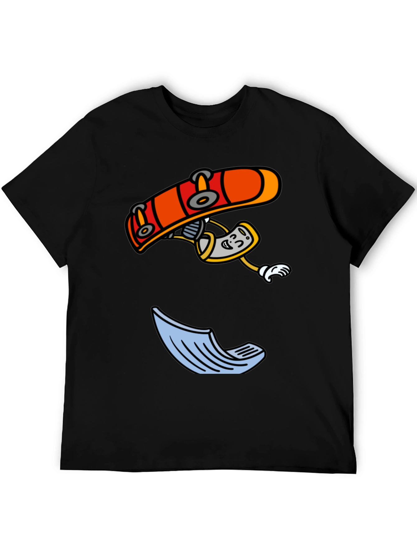 Skateboarding Cartoon T-Shirt