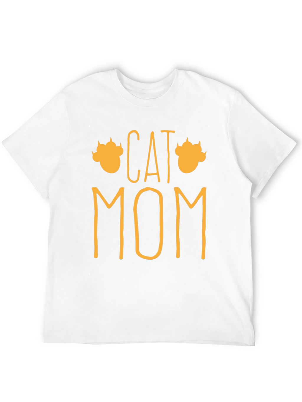 Cat Mom Graphic T-Shirt - Black