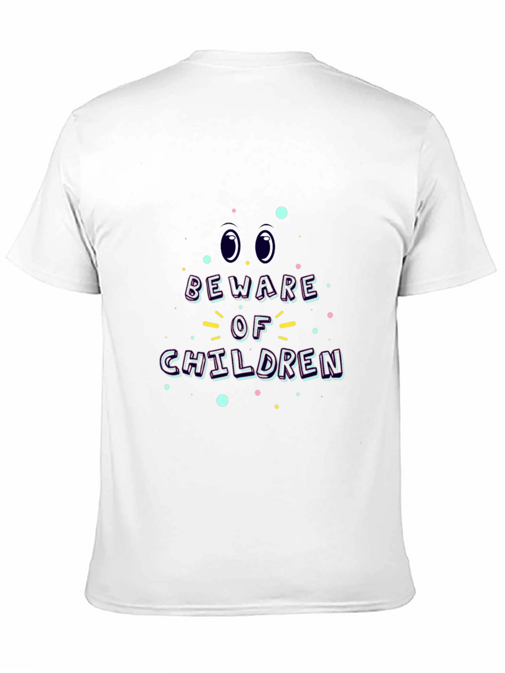 Beware of Children Graphic Tee - Black