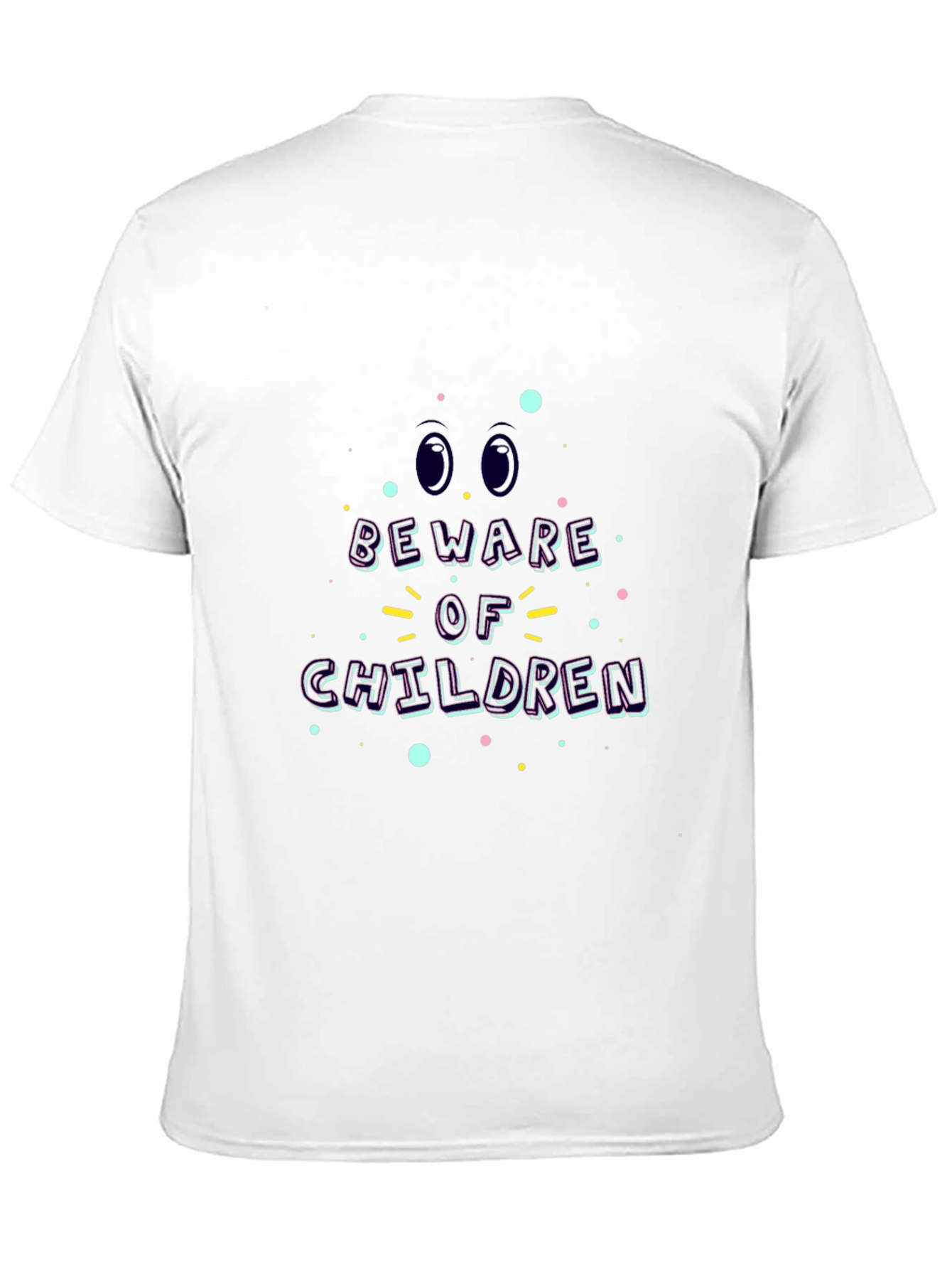 Beware of Children Graphic Tee - Black