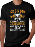 Ich Bin Der Verrückte Fliesenger T-Shirt