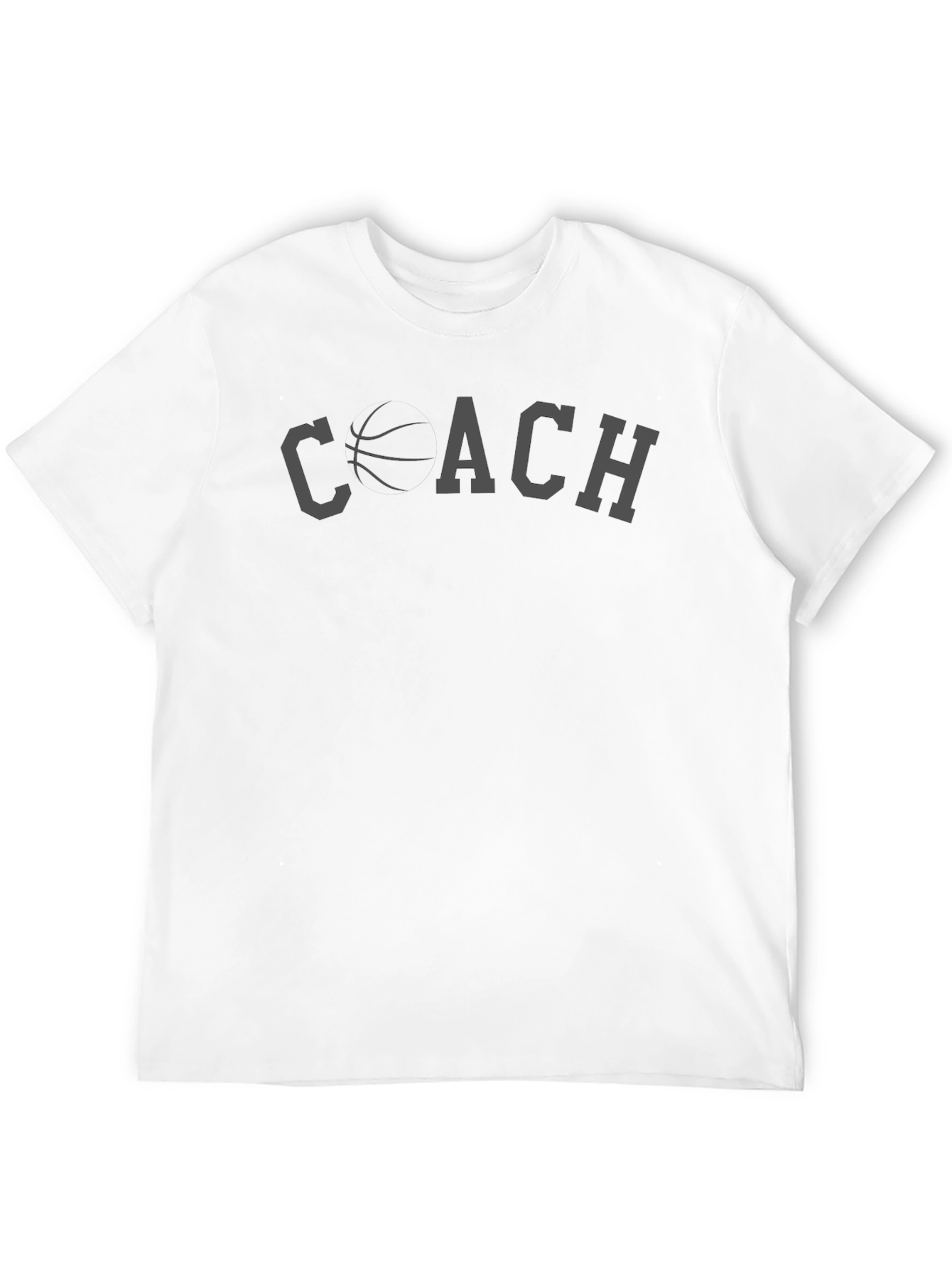 Basketball Coach T-Shirt - Black Athletic Tee