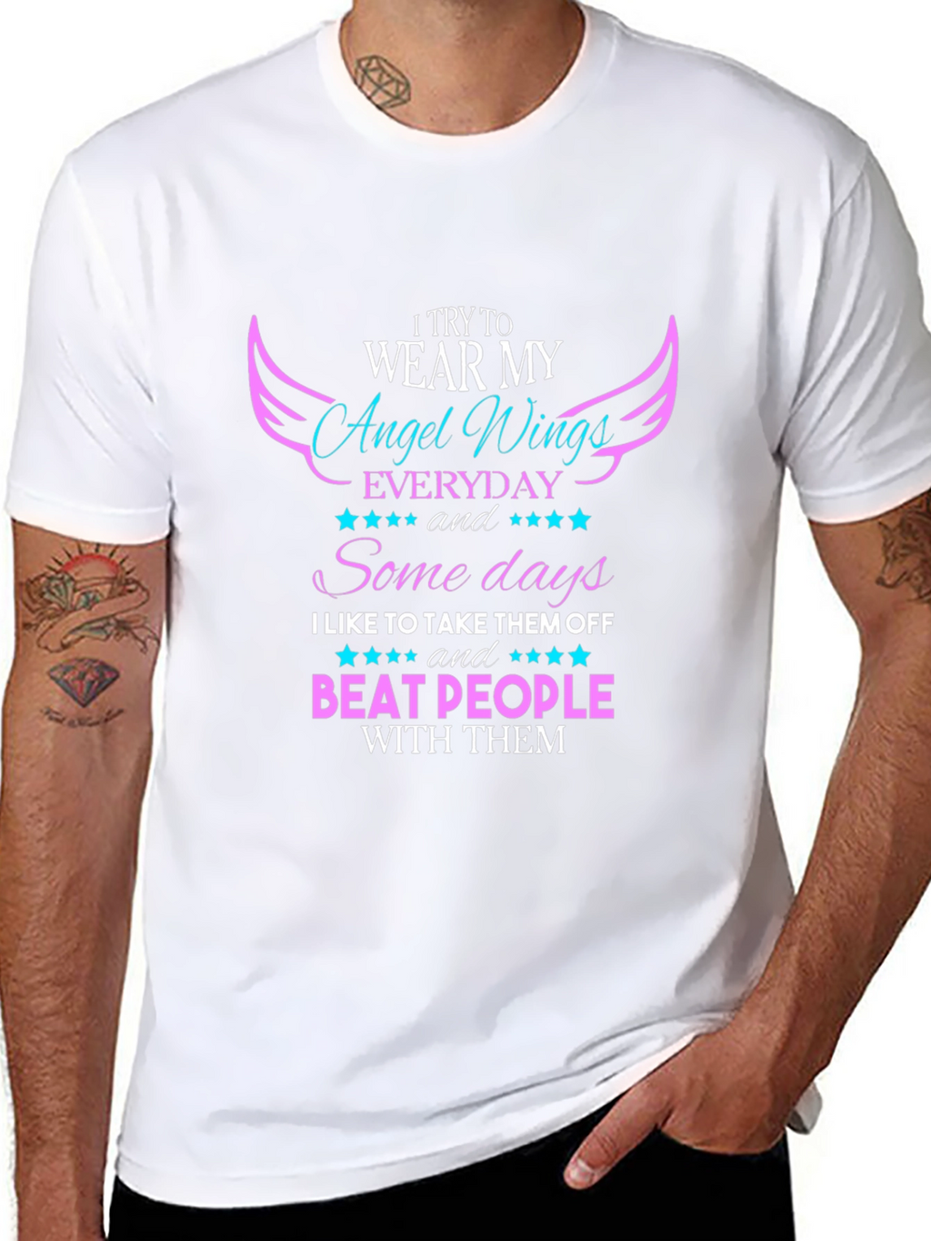 Angel Wings Graphic Tee - Everyday & Some Days