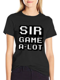 Sir Game A-Lot Pixel T-Shirt