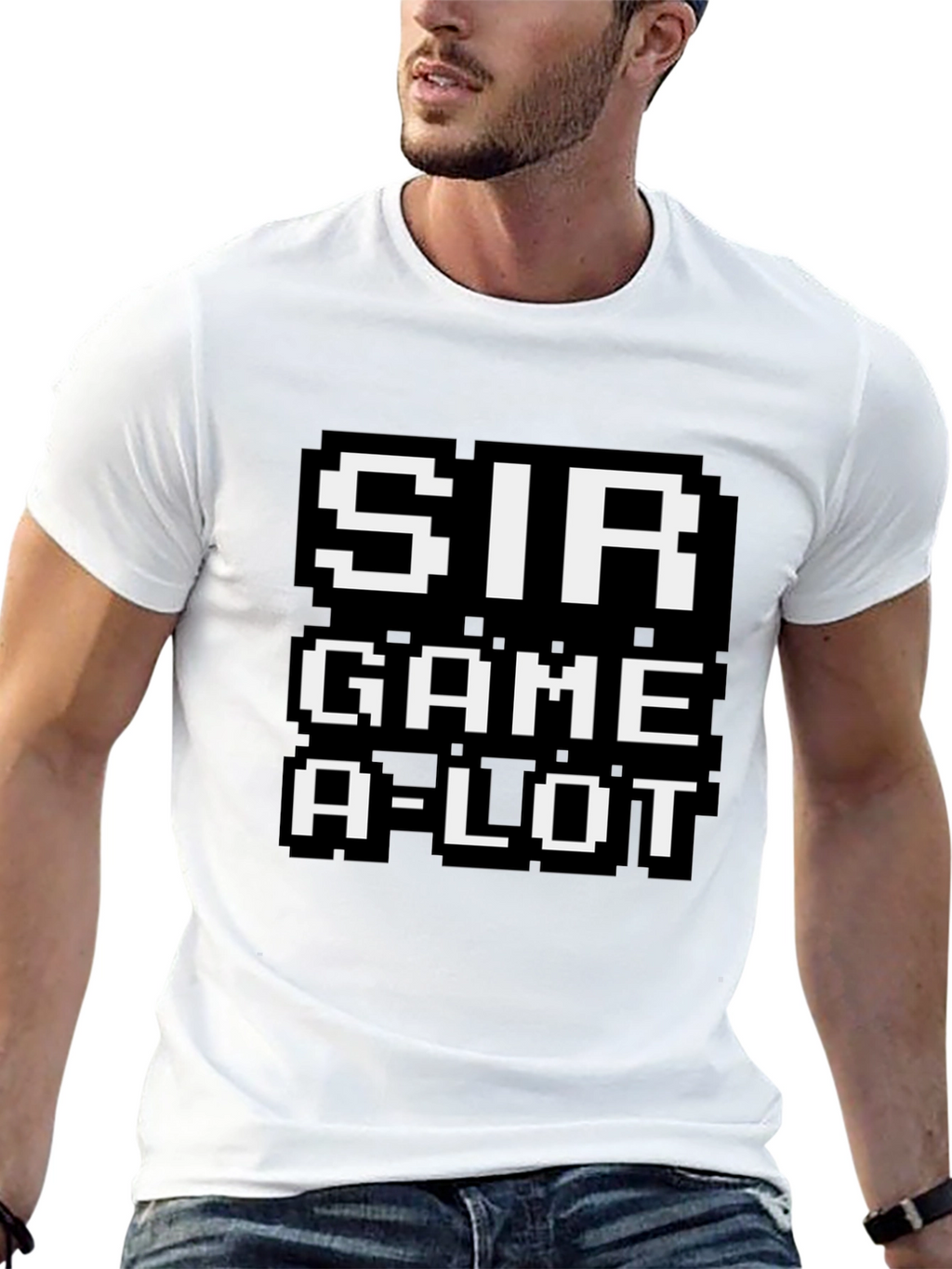Sir Game A-Lot Pixel T-Shirt