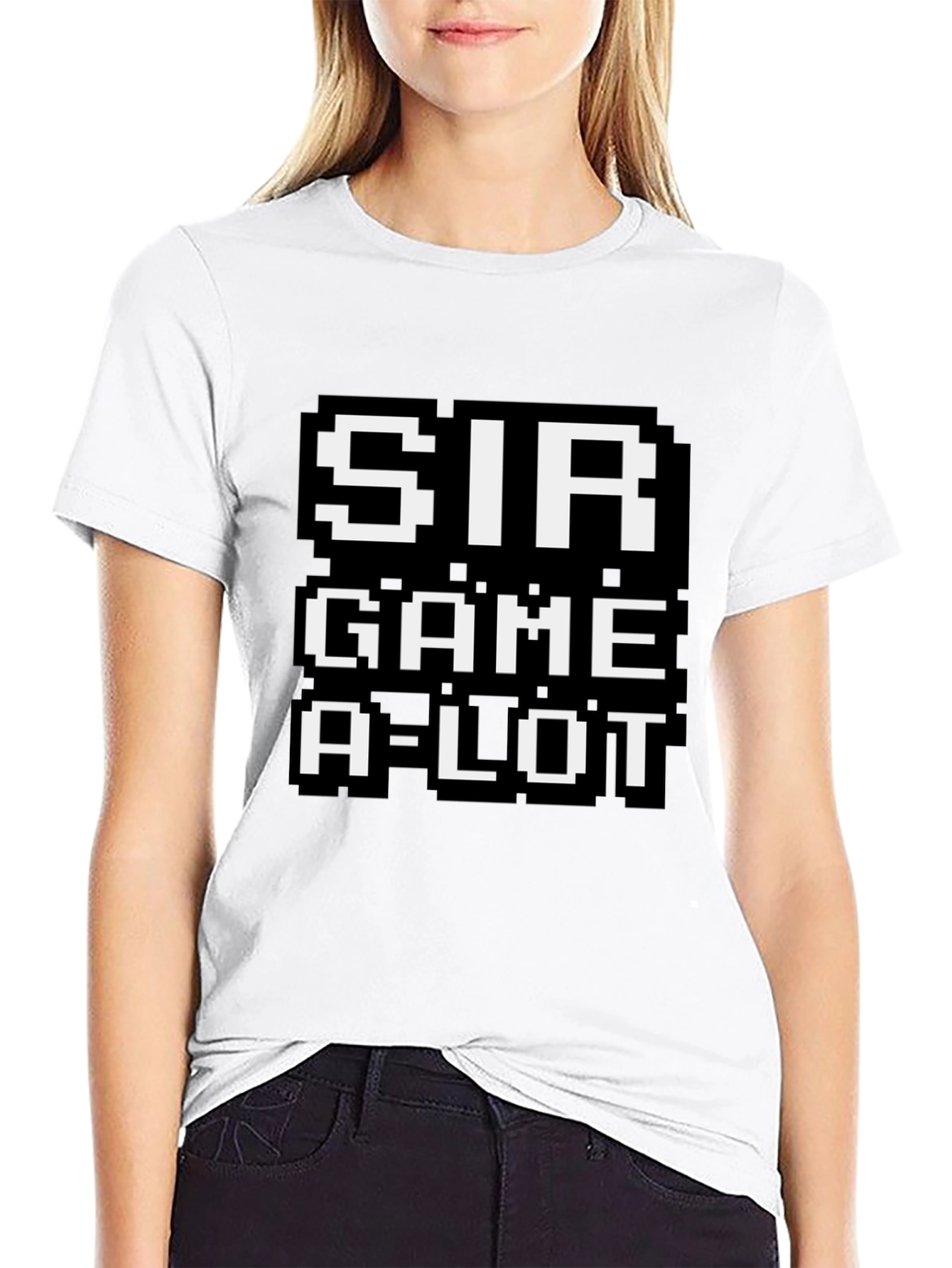 Sir Game A-Lot Pixel T-Shirt