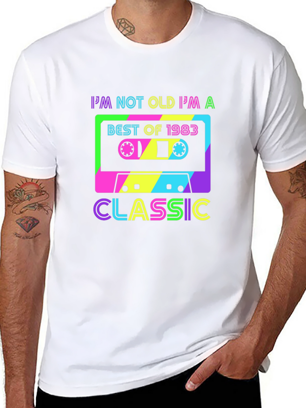 Retro 1983 Cassette Tape Classic T-Shirt