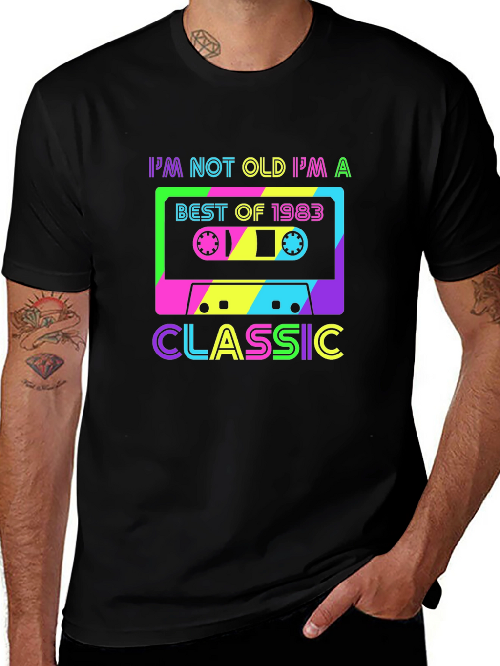 Retro 1983 Cassette Tape Classic T-Shirt