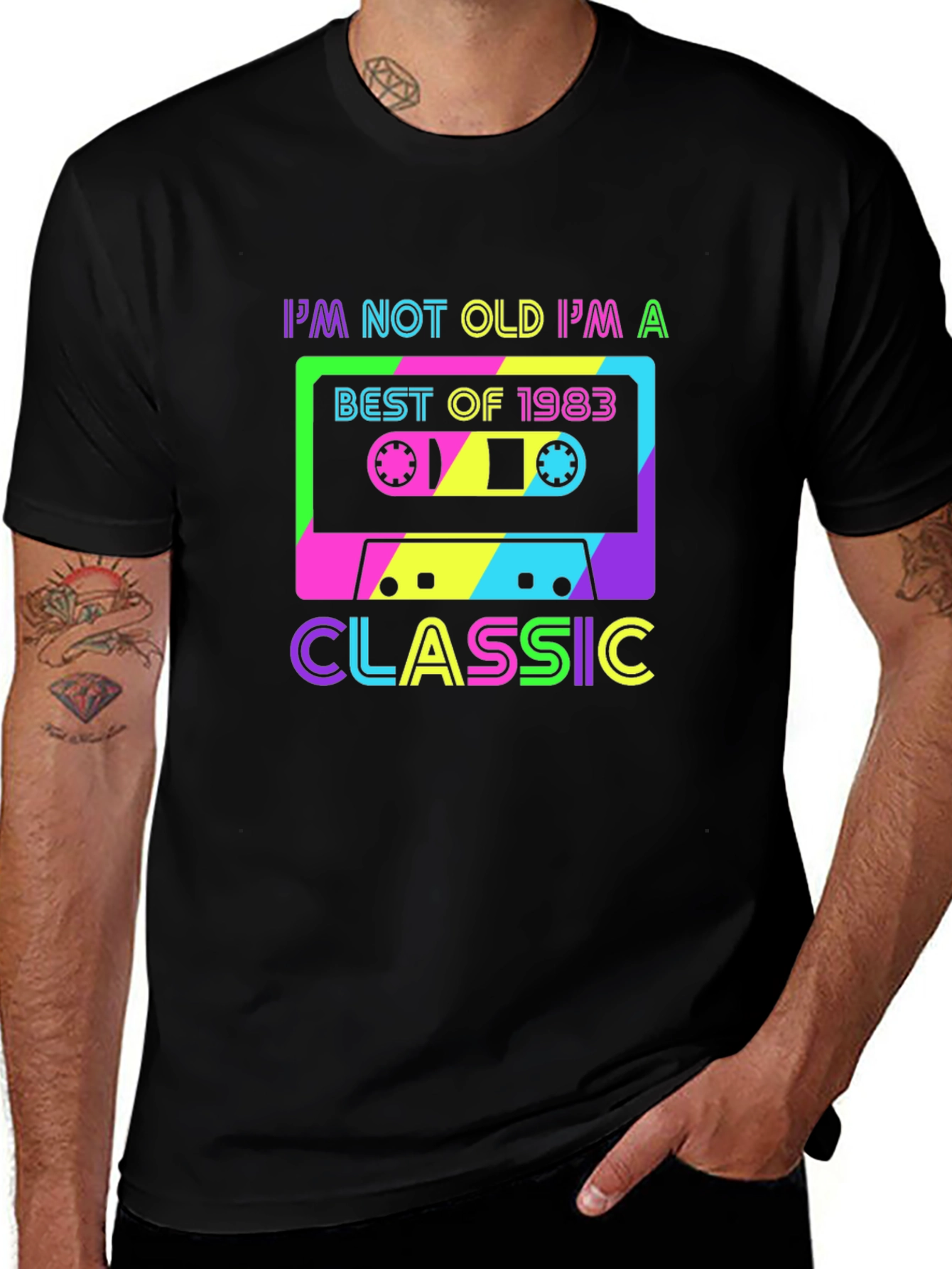 Retro 1983 Cassette Tape Classic T-Shirt