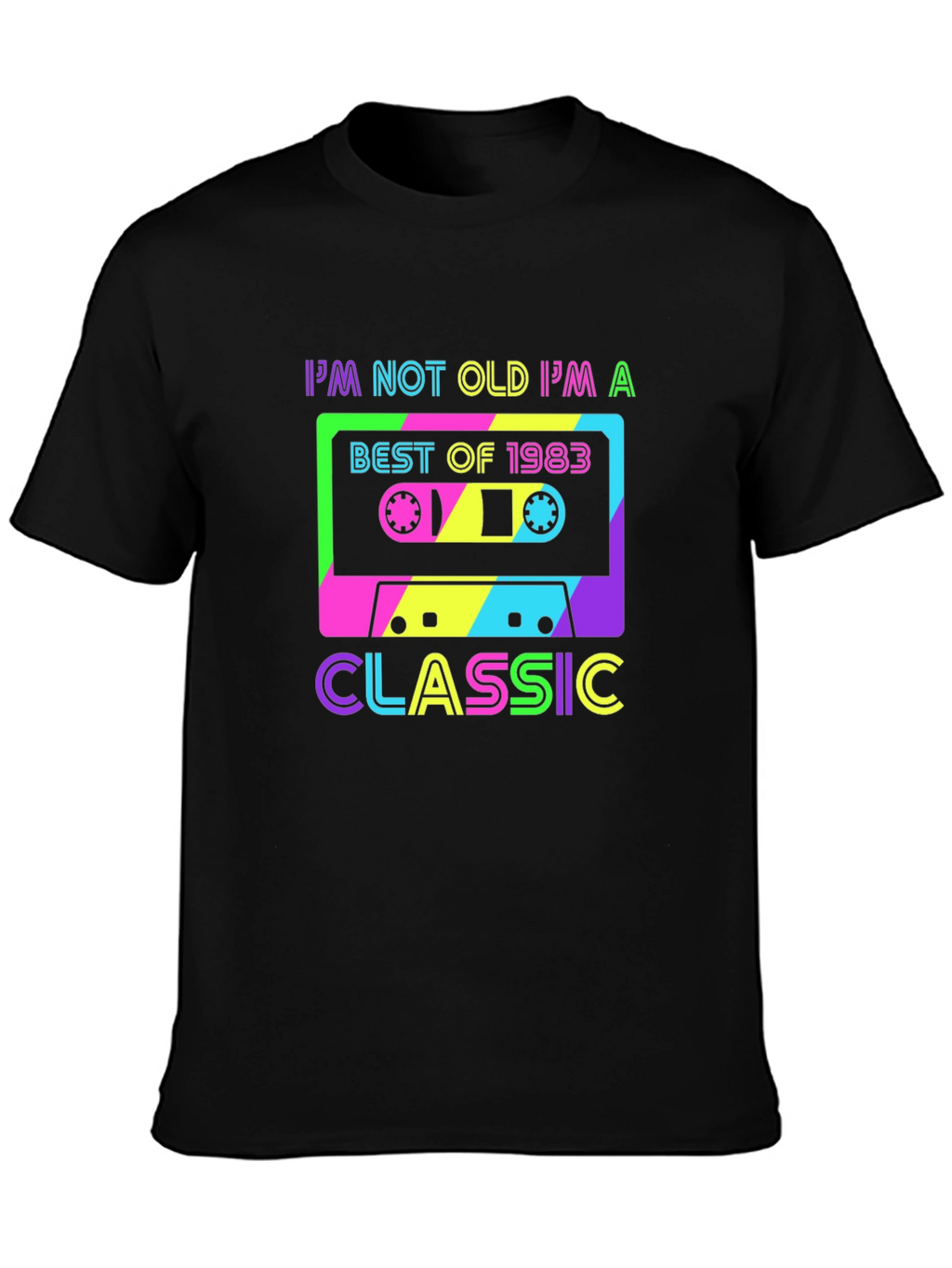 Retro 1983 Cassette Tape Classic T-Shirt