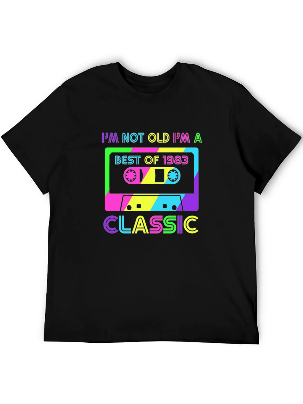 Retro 1983 Cassette Tape Classic T-Shirt