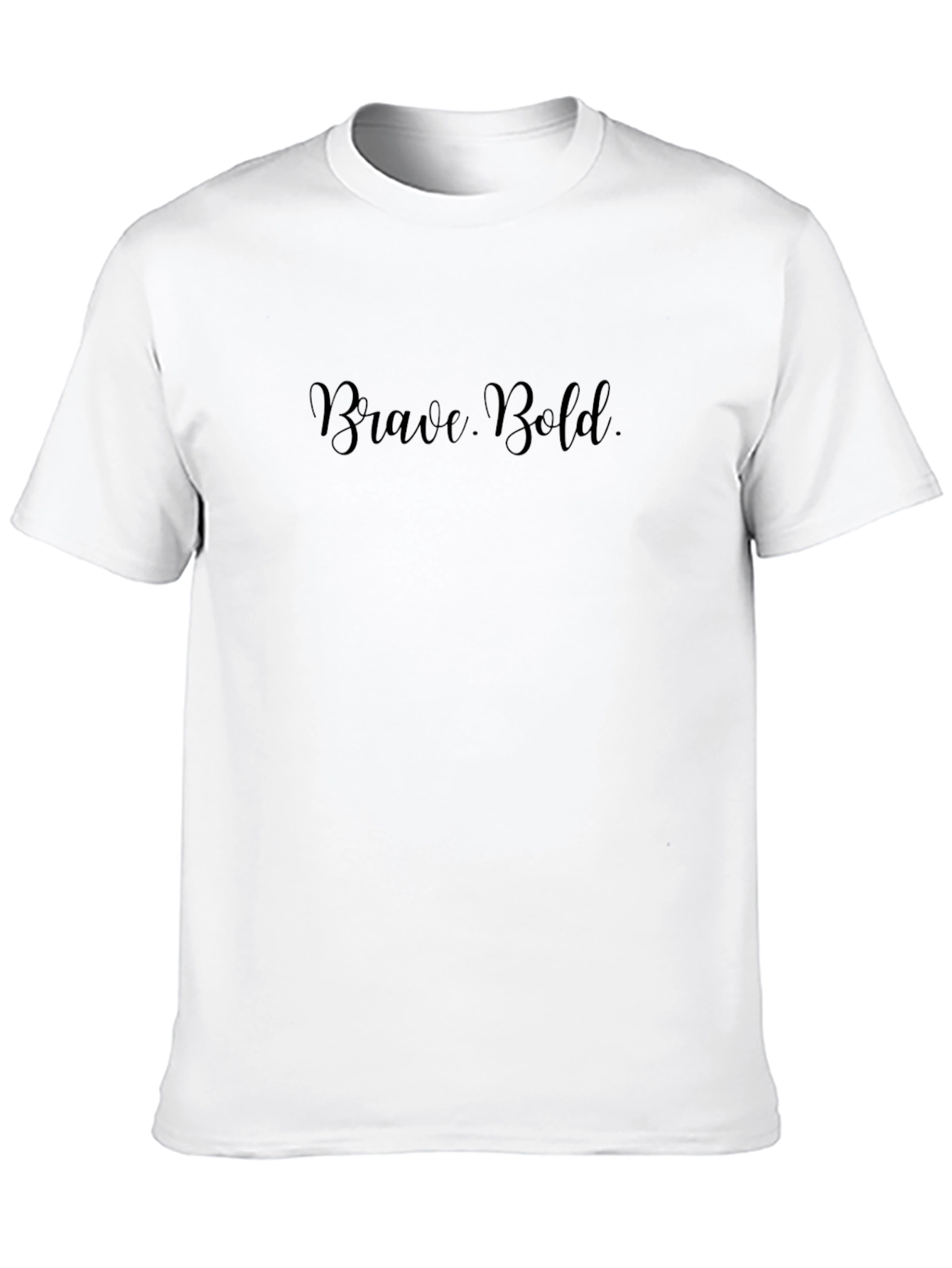 Brave Bold Black T-Shirt - Stylish & Versatile