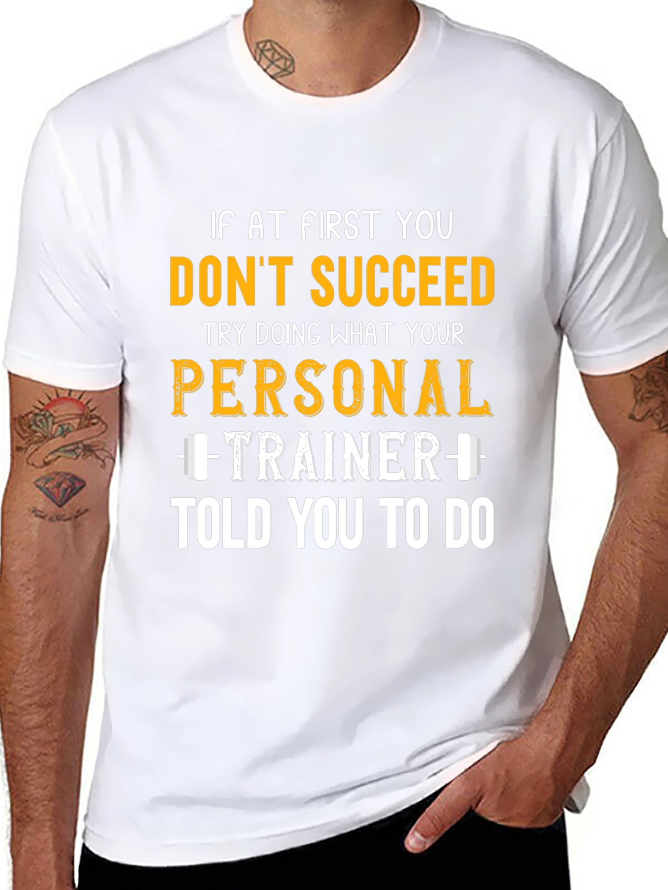 Motivational Workout T-Shirt - Personal Trainer