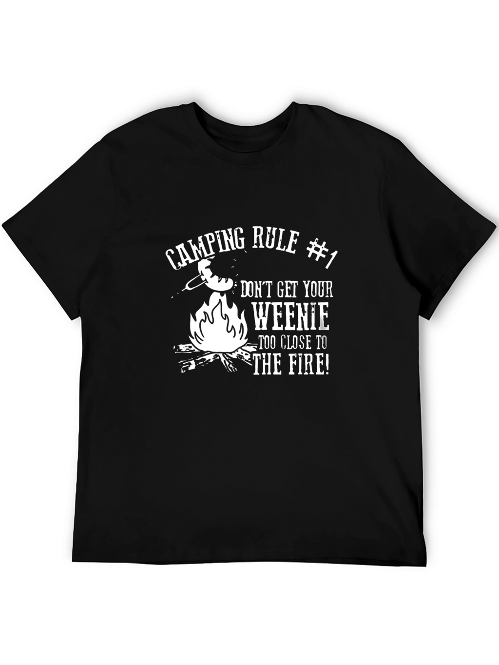 Camping Rule #1 Funny Graphic T-Shirt