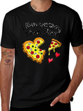 I Love You More Than Pizza Graphic Tee