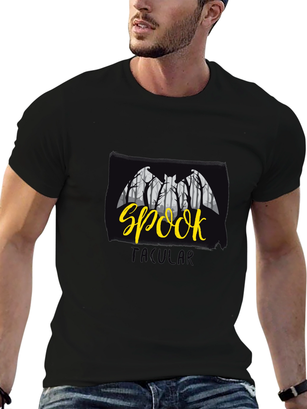 Spooktacular Bat Graphic Tee
