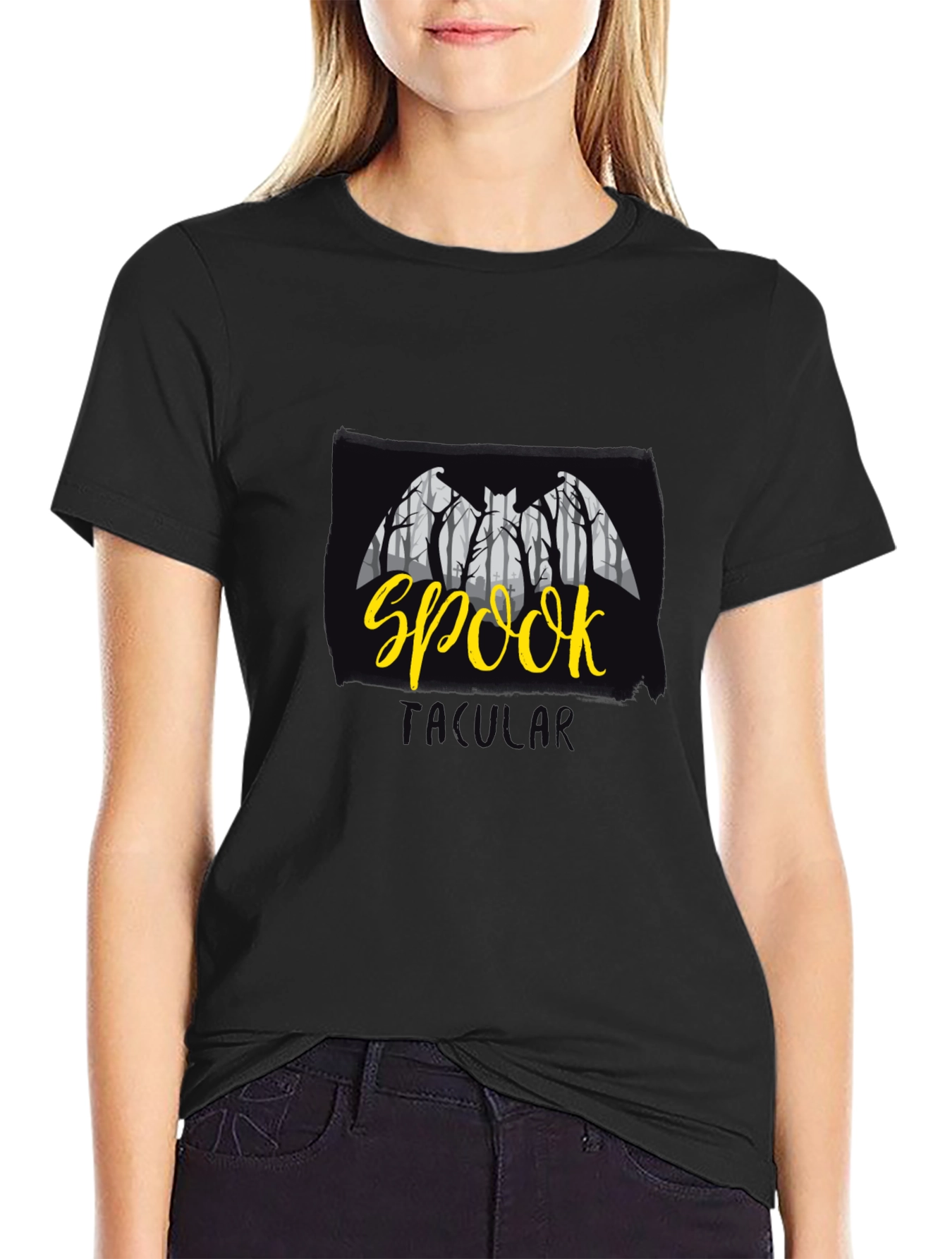 Spooktacular Bat Graphic Tee