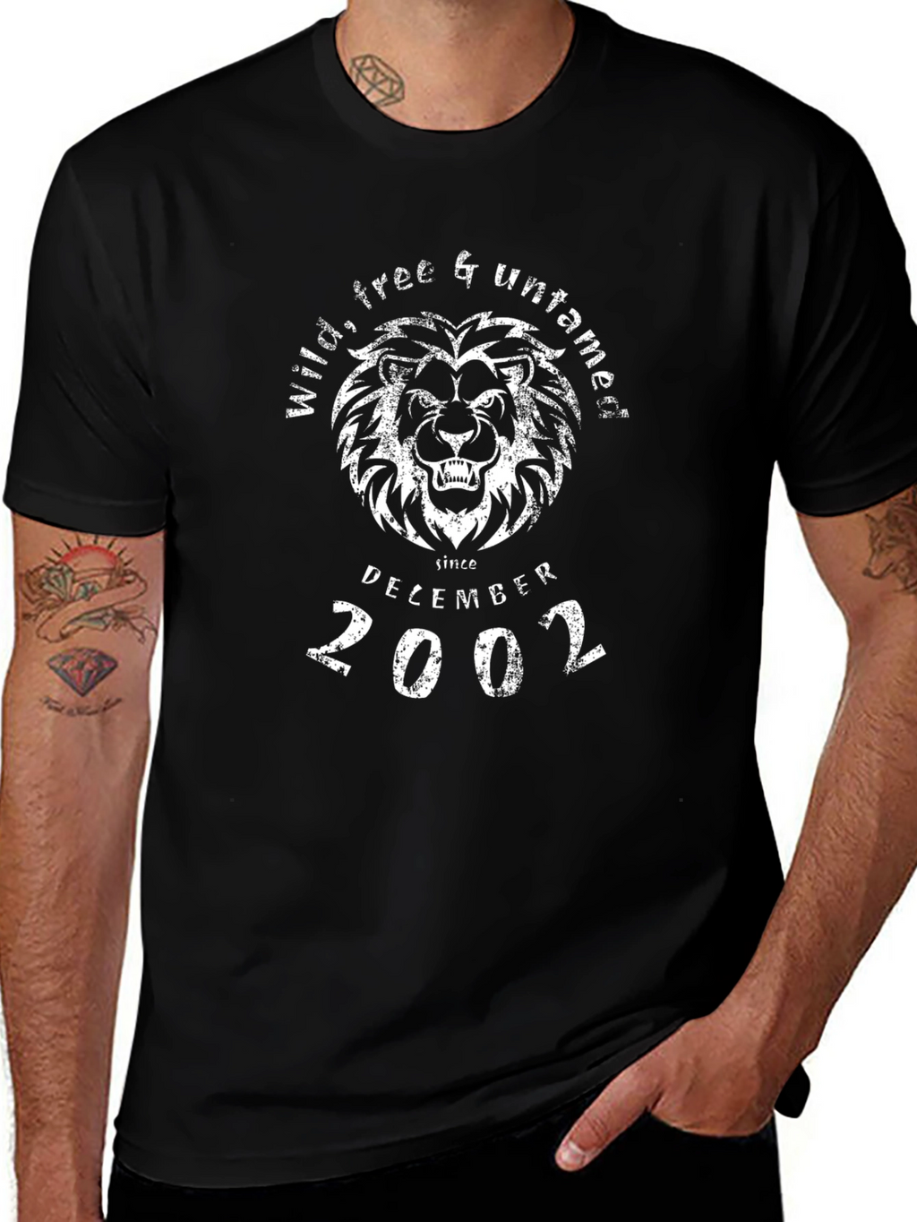 Wild Free & Untamed Lion Graphic Tee