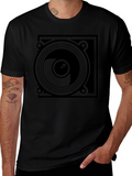 Speaker Graphic T-Shirt - Black Tee
