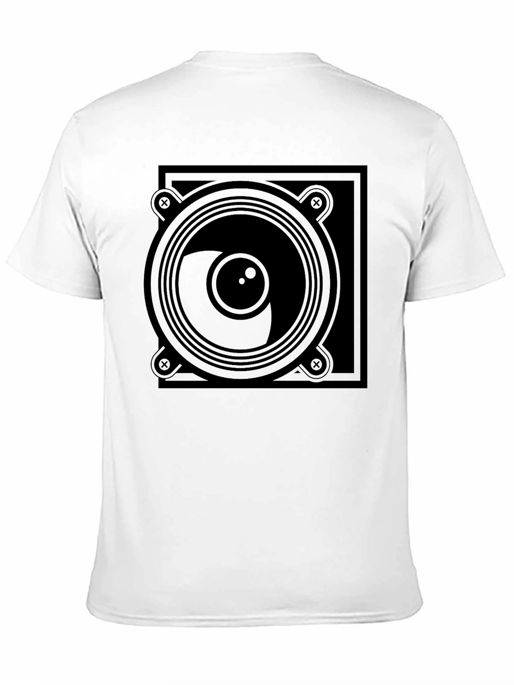 Speaker Graphic T-Shirt - Black Tee