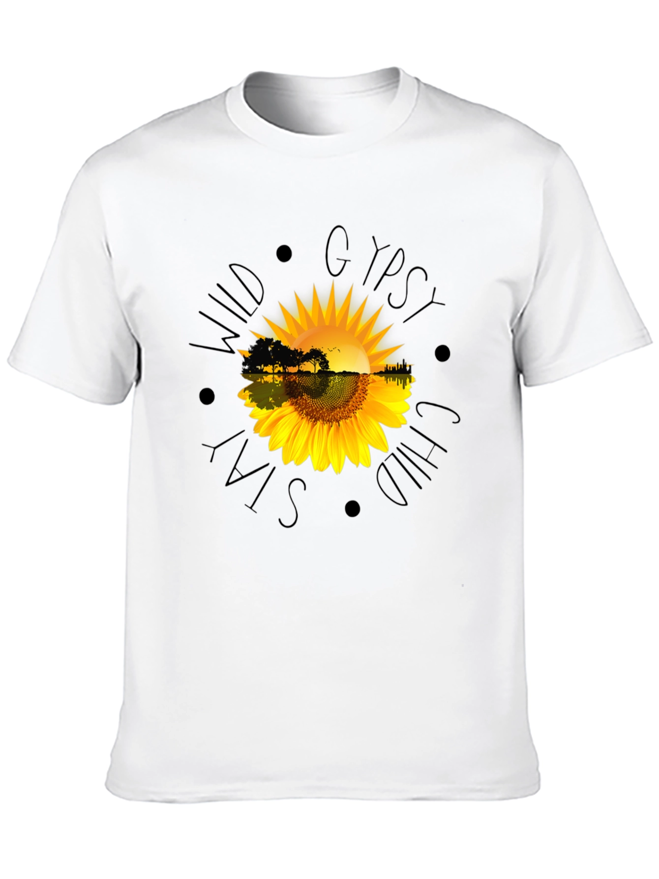 Wild Gypsy Soul Black Graphic T-Shirt