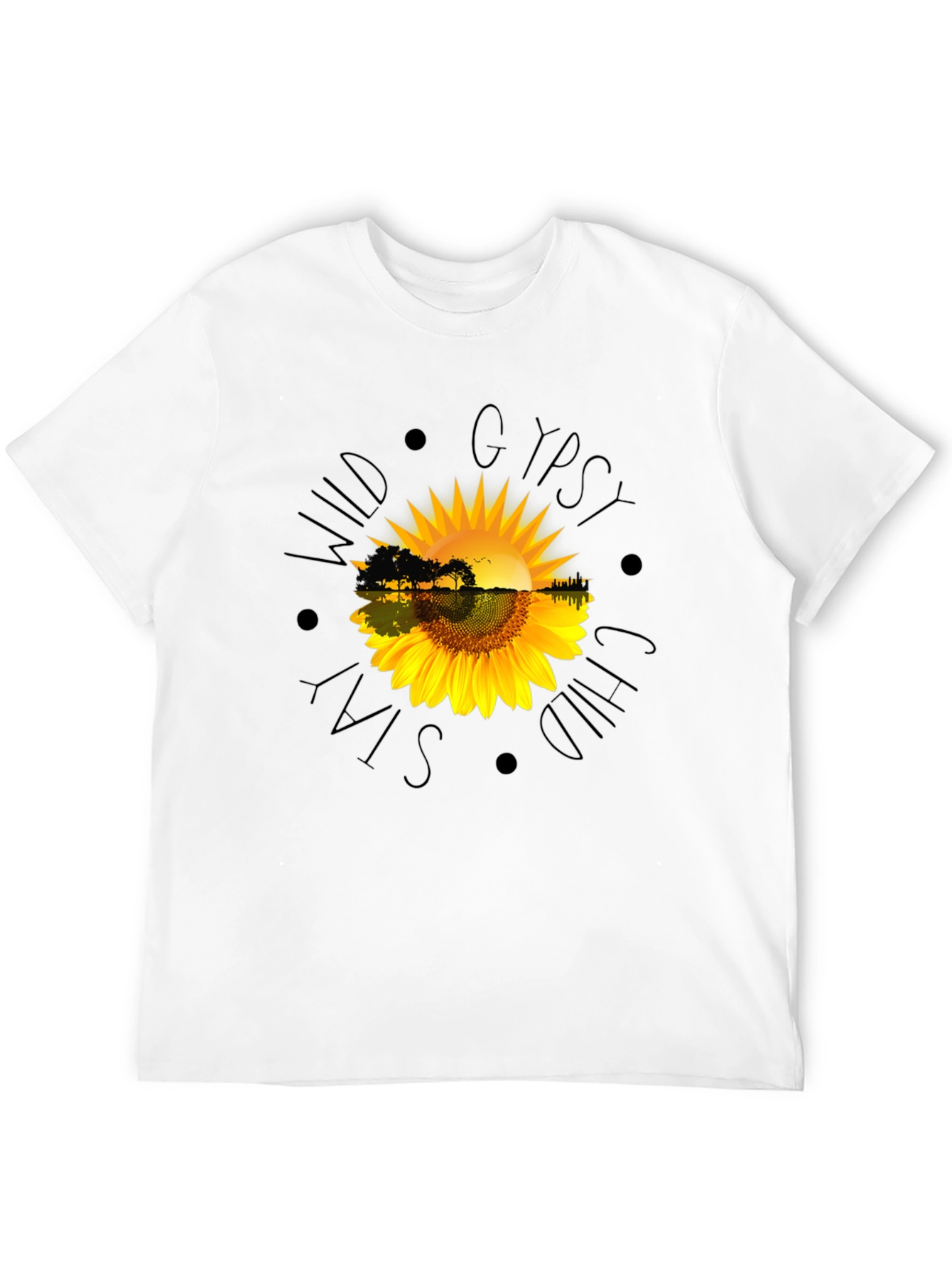 Wild Gypsy Soul Black Graphic T-Shirt