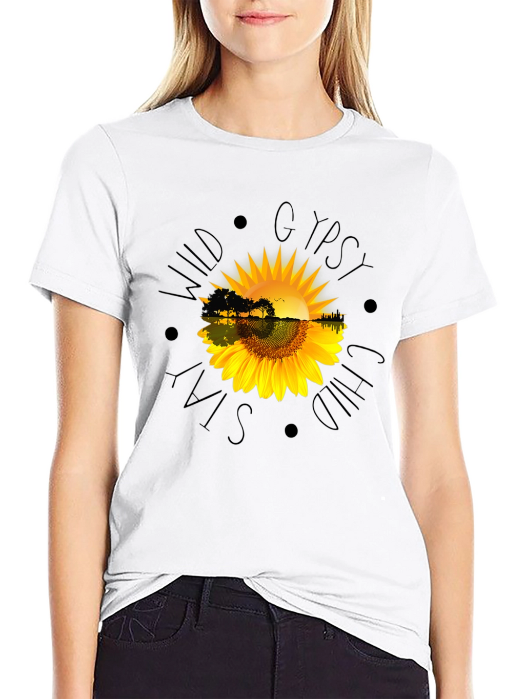 Wild Gypsy Soul Black Graphic T-Shirt